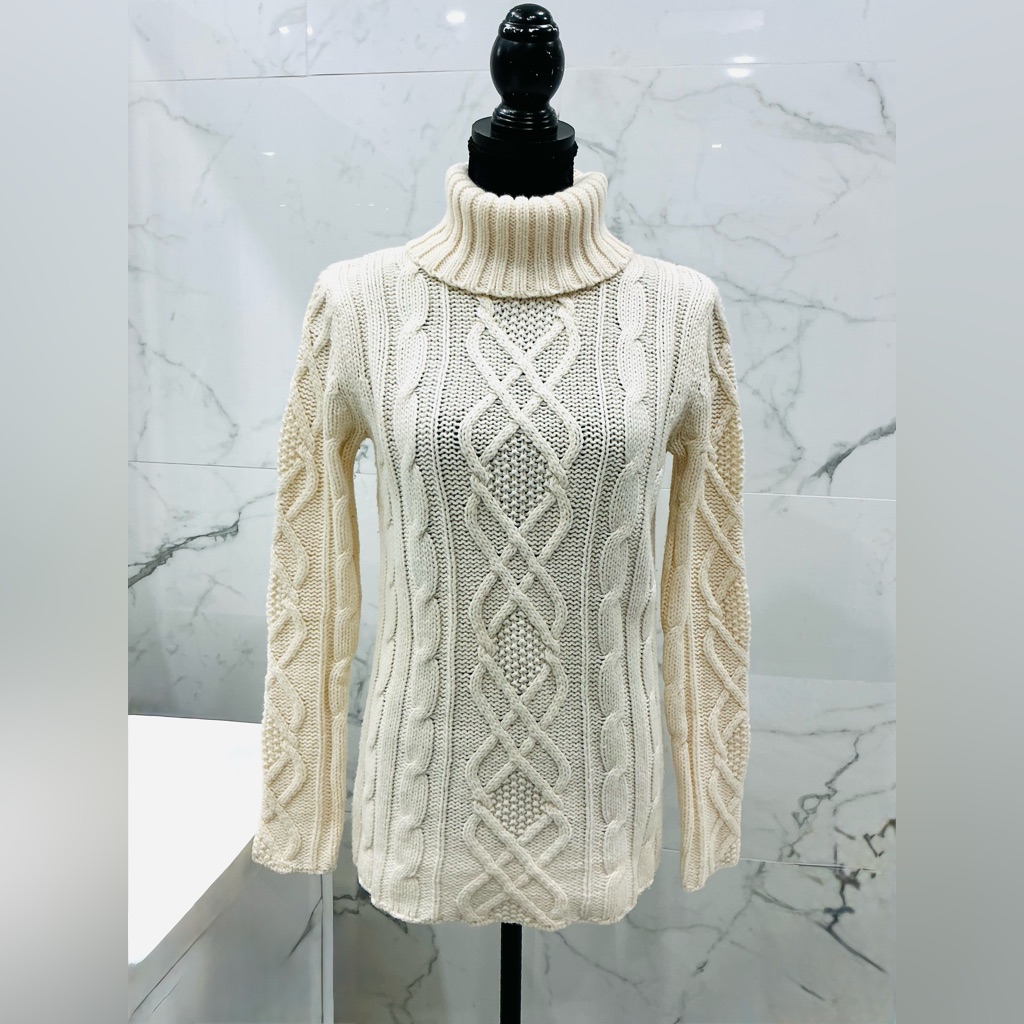 Eddie Bauer Cable Knit Turtleneck